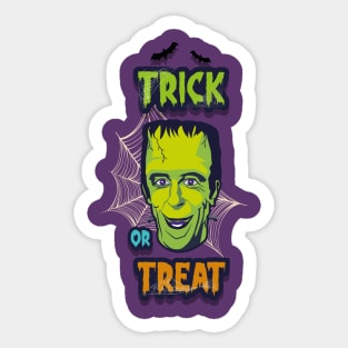 Frankenstein say Trick or Treat Sticker